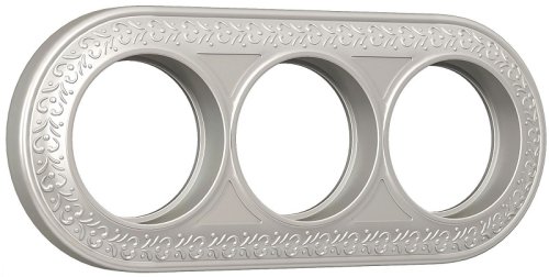 Рамка-ретро универсальная Werkel Antik Runda 3-м. металл жемчужный  картинка